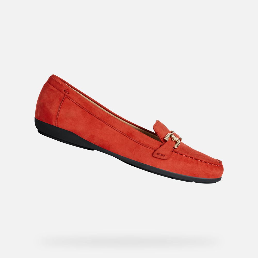 Geox Loafers Red Annytah - Geox Womens Shoes - MNSAQH624